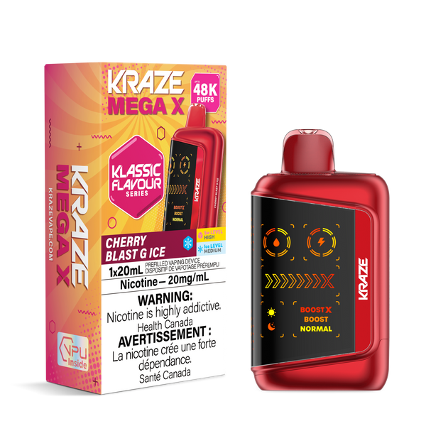 Kraze Mega X 48K Cherry Blast G Ice (ON)