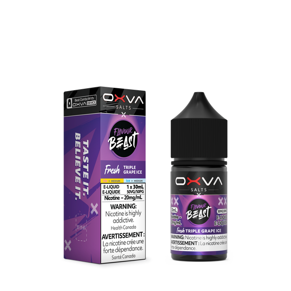 Flavour Beast x OXVA - Triple Grape Ice Nic Salt 30ML