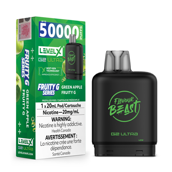 Level X G2 Ultra 50K Green Apple Fruity G