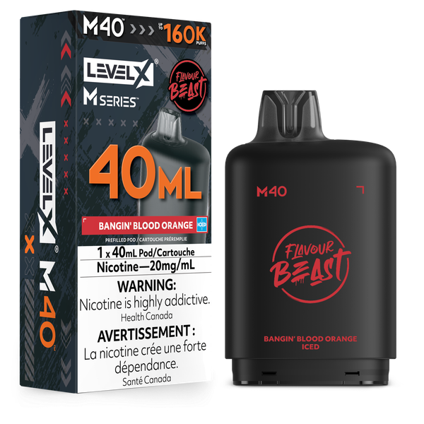 Level X M Series 160K Pod Bangin Blood Orange