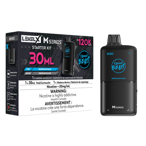Level X M Series 120K Starter Kit Bomb Blue Razz
