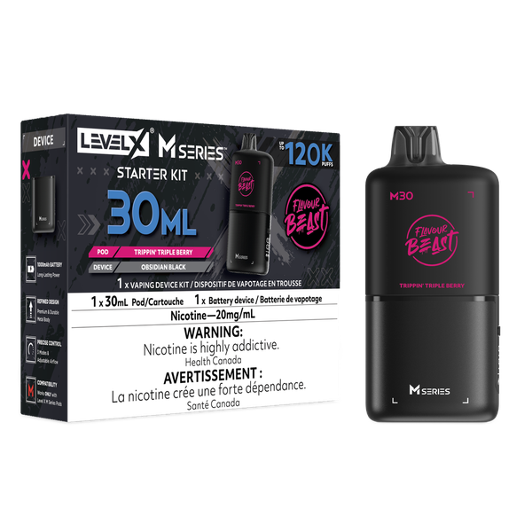 Level X M Series 120K Starter Kit Trippin Tripple Berry