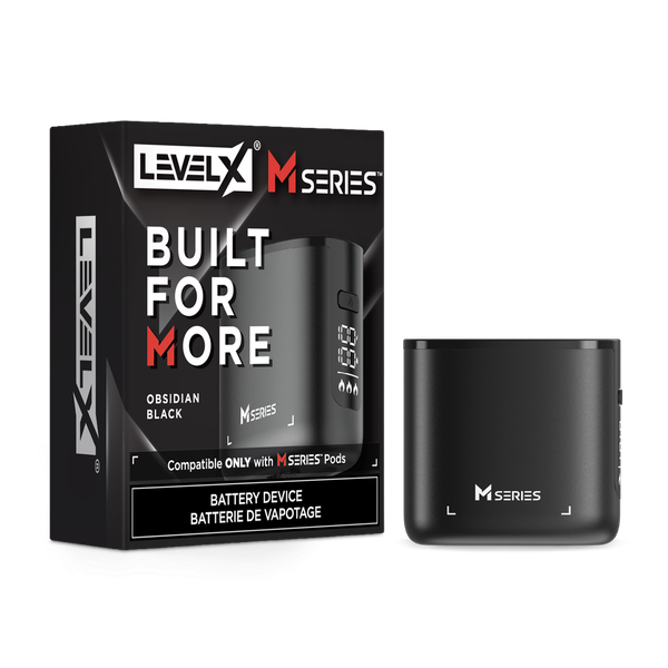 Flavour Beast Level X M Series Device Kit rechargeable battery available in Black, Grey, Blue and Red at Ace Vapes Canada.