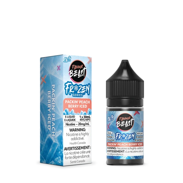 Flavour Beast E-Liquid Frozen Packin Peach Berry Iced 30Ml