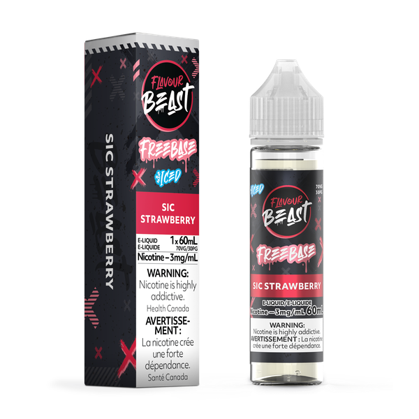 Flavour Beast Freebase Sic Strawberry 60ml