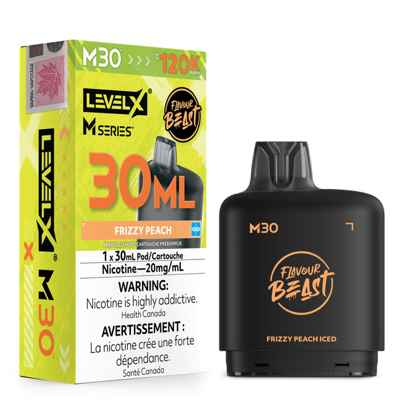 Level X M Series 120K Frizzy Peach Replacement Pod – Ace Vapes Windsor