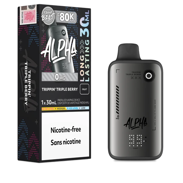 Flavour Beast Alpha 80K - Trippin Triple Berry No Nic