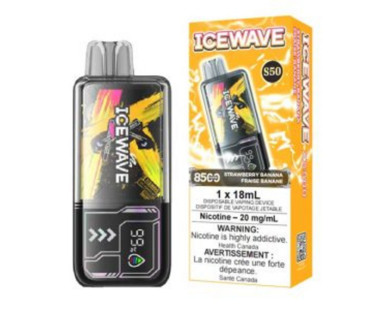 Icewave X8500 Strawberry Banana 20mg S50
