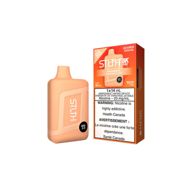 Stlth 8k Pro Disposable Peach Mango Ice(ON)