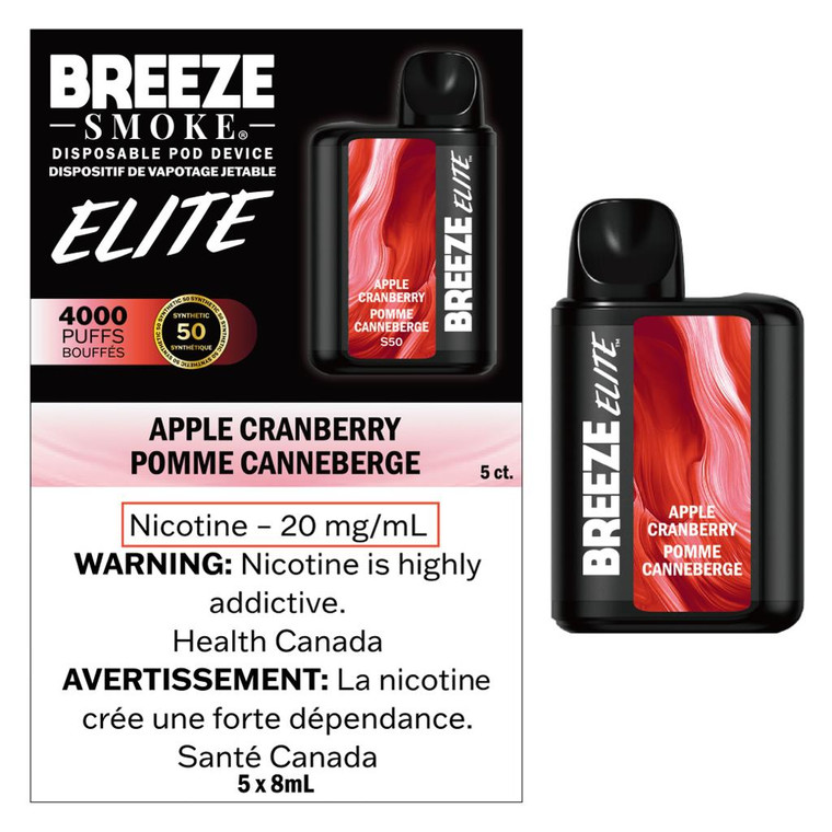 Breeze Elite 4000Puffs Apple Cranberry
