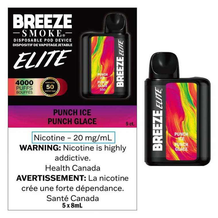 Breeze Elite 4000 Puffs Punch Ice