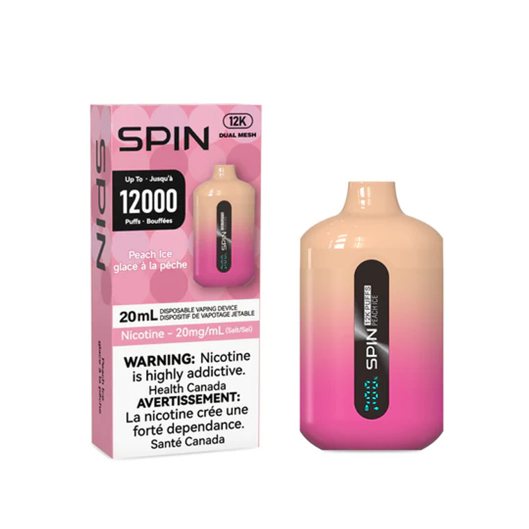 Spin 12000 Peach Ice