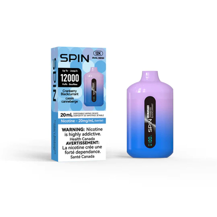 Spin 12000 Cranberry Blackcurrant