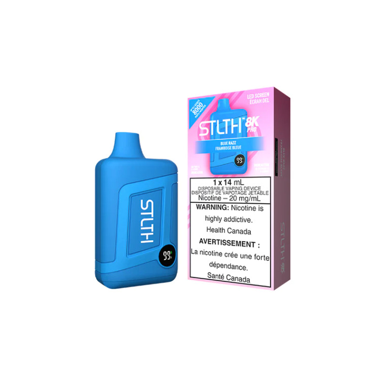 Stlth 8k Pro Disposable Blue Razz