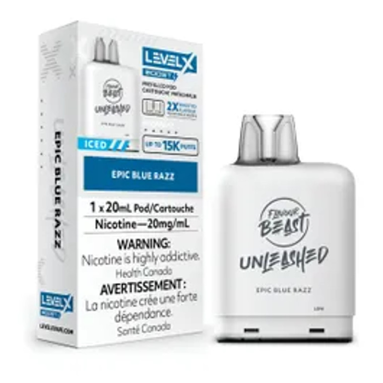 Level X Boost G2 Unleashed Pod Epic Blue Razz 20mg(ON)