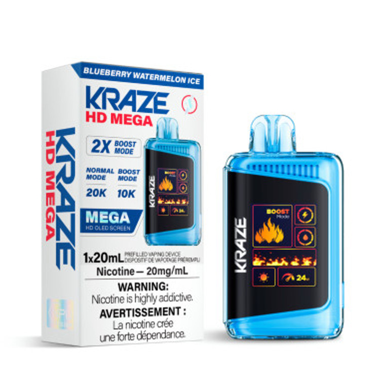 Kraze HD Mega Blueberry Watermelon Ice 20mg(ON)