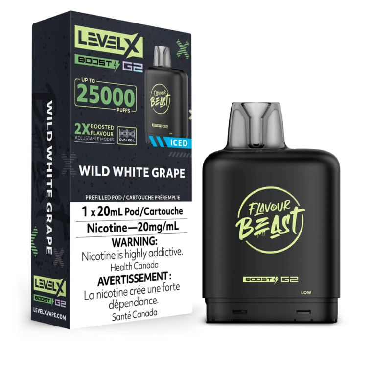 Level X Boost G2 Wild White Grape 20mg(ON)