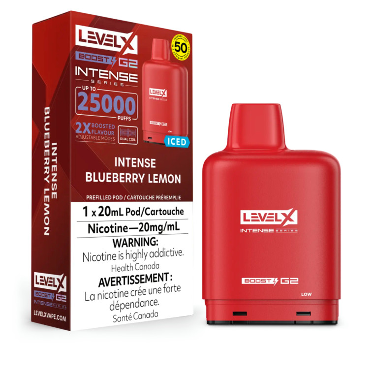 Level X Boost G2 Intense Blueberry Lemon 20mg(ON)
