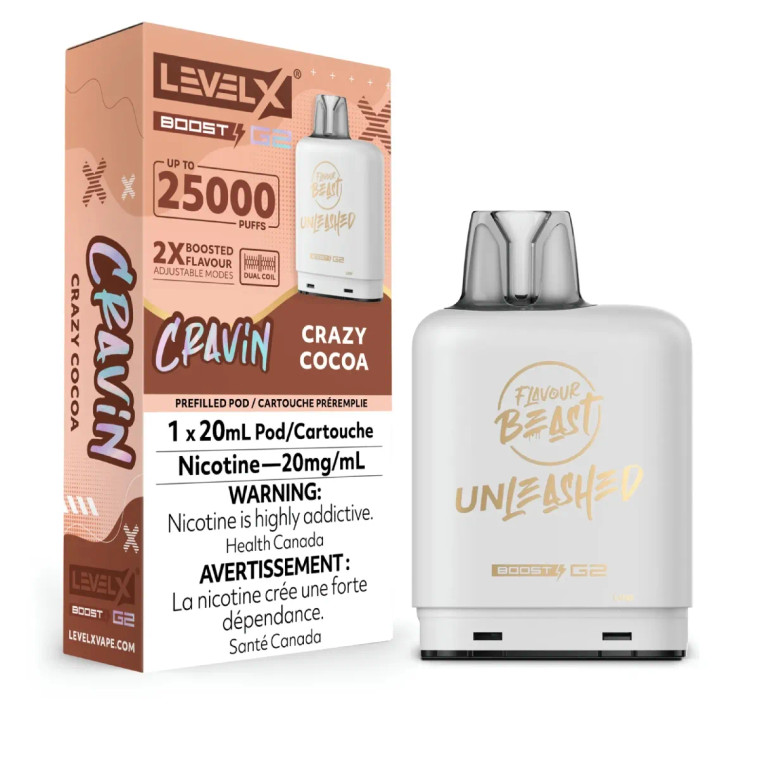 Level X Boost G2 Crazy Cocoa 20mg(ON)
