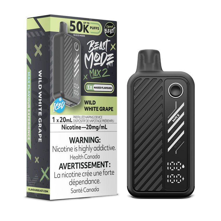 Beast Mode Max 2 50K Wild White Grape 20mg