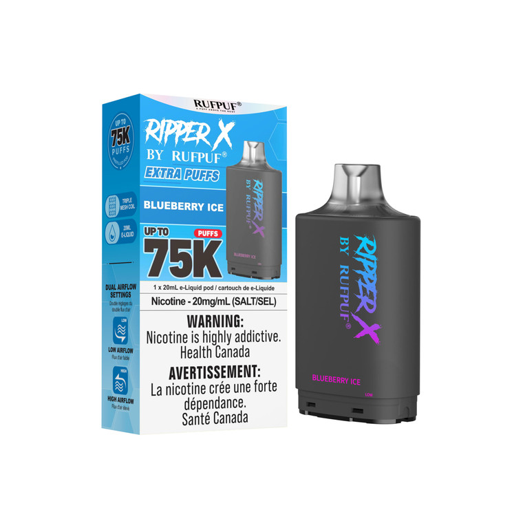Ripper X 75K Blueberry Ice 20mg