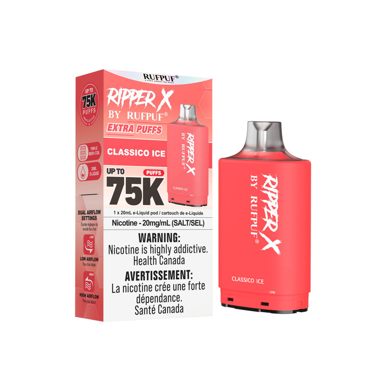 Ripper X 75K Classico Ice 20mg