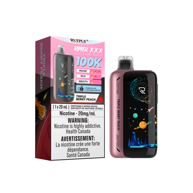 Ripper XXX100K Triple Berry Peach