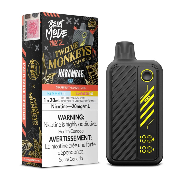 Beast Mode Max 2 50K Harambae Iced 20mg