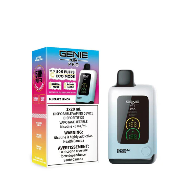 Genie Air Pro 50K Zero Nic Bluerazz Lemon