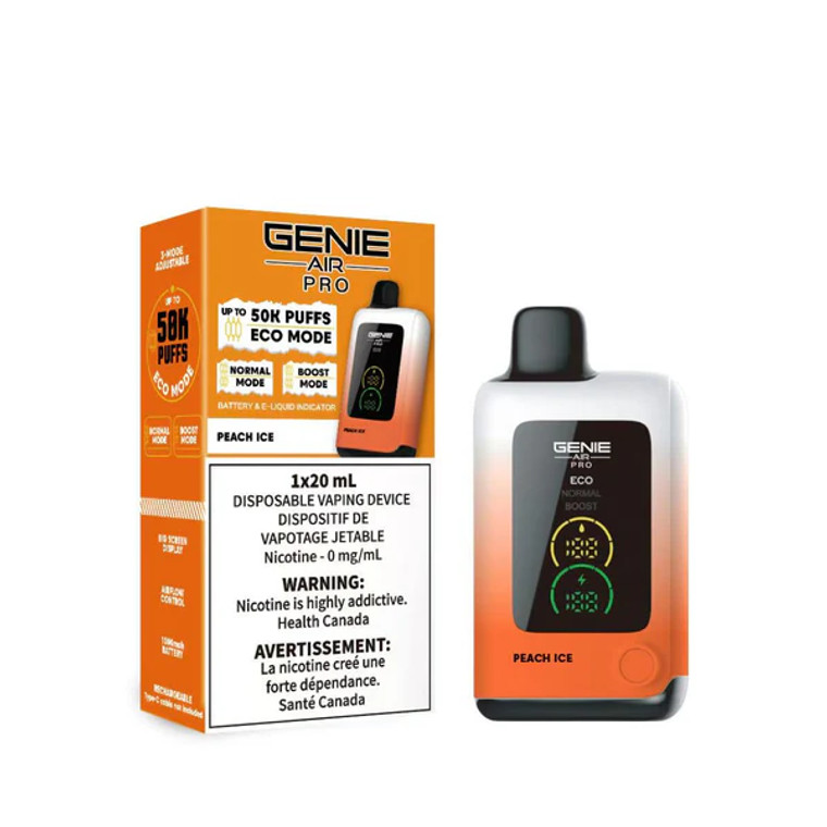 Genie Air Pro 50K Zero Nic Peach Ice