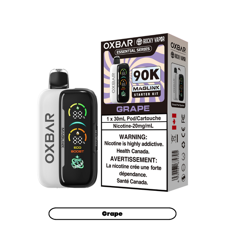 Oxbar Maglink 90K Starter Kit Grape