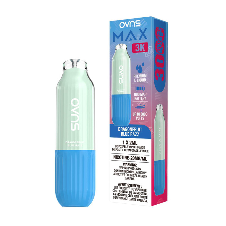 OVNS Max 3K Dragonfruit Blue Razz
