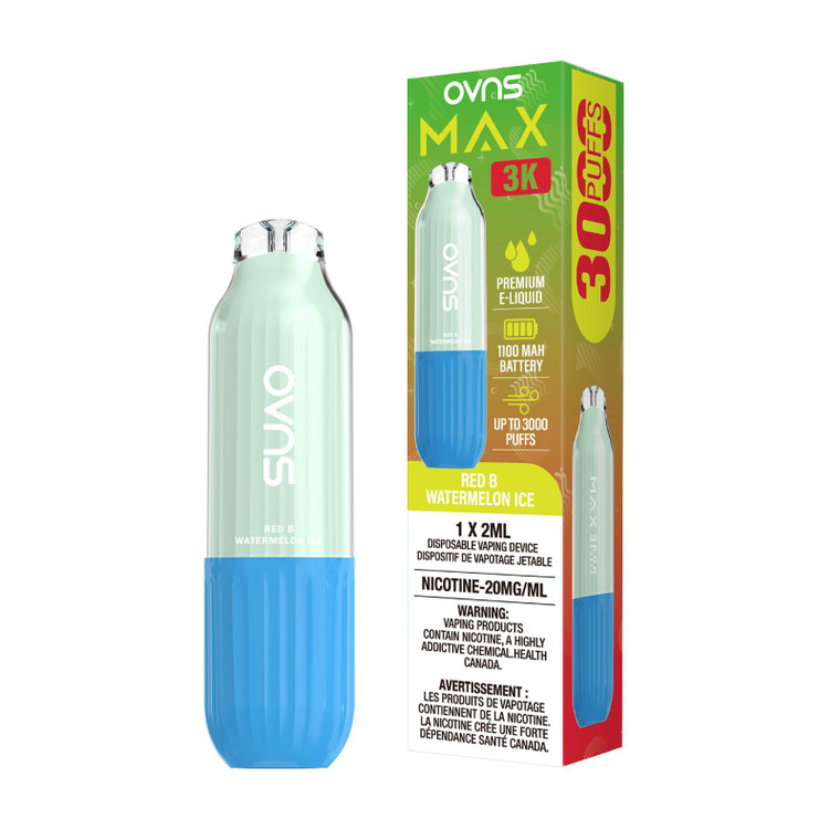 OVNS Max 3K Red B Watermelon Ice