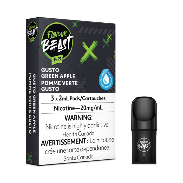 Flavour Beast Pods Gusto Green Apple