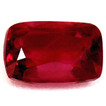 Cushion 0.76 Red Ruby - #1073297