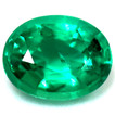 Oval 0.64 Green Emerald - #1073746