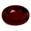 Oval 0.88 Red Ruby - #1073691