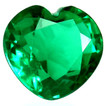 Heart 0.69 Green Emerald - #1073997