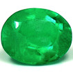 Oval 0.76 Green Emerald - #1076093