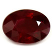 Oval 0.99 Red Ruby - #1076453