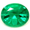 Oval 0.59 Green Emerald - #1075620
