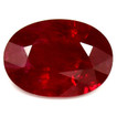 Oval 0.87 Red Ruby - #1076506