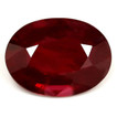 Oval 0.72 Red Ruby - #1076509