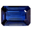 Emerald 0.56 Blue Sapphire - #1076955