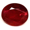 Oval 0.76 Red Ruby - #1077130
