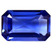 Emerald 0.68 Blue Sapphire - #1077345