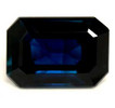 Emerald 0.66 Blue Sapphire - #1079921