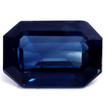 Emerald 0.71 Blue Sapphire - #1079911