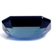 Emerald 0.71 Blue Sapphire - #1079911