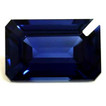 Emerald 0.64 Blue Sapphire - #1081608